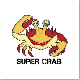 super crab Posters and Art